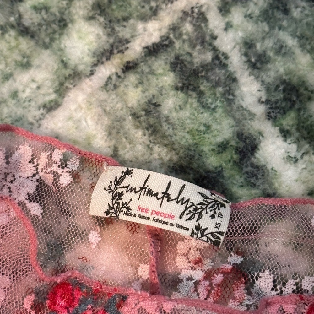 Free People Floral Lady Lux Printed Layering Top - Picture 2 of 2